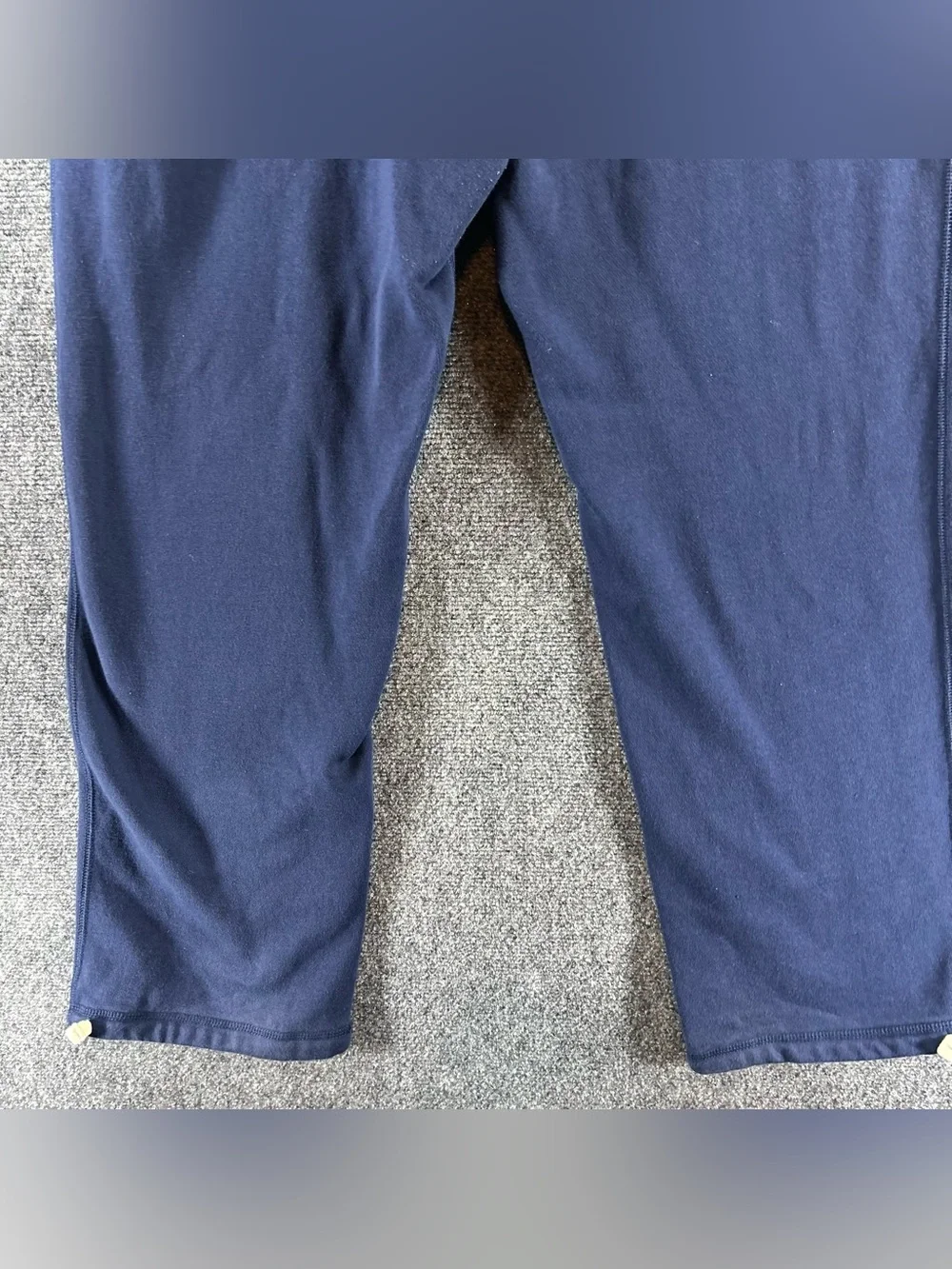 Polo Ralph Lauren Sweatpants Mens 2XL Navy Drawstring Gold Pony Logo Straight